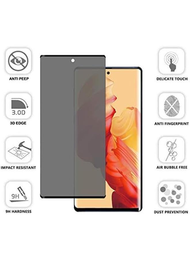 erorex Galaxy Note 10 Plus Privacy Screen Protector Dariusq 9H Hardness Anti Spy Tempered Glass For Samsung Galaxy Note 10 Plus Note 10 Plus Note 10 Pro Case Friendly Anti Scratch Anti Bubble  - Image 3