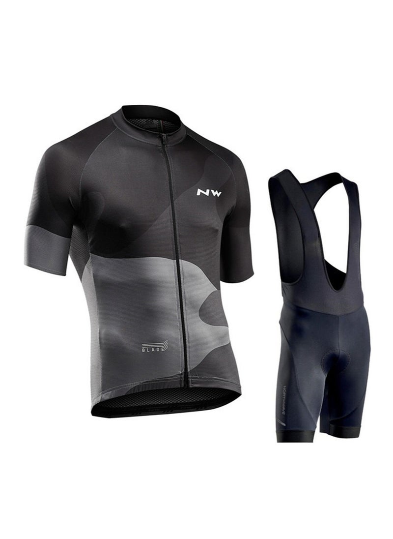 KUYING Outdoor Mountain Bike Road Bike Riding Suit Set 