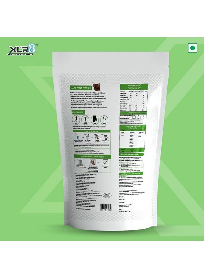 XLR8 Whey Protein Powder with 24 g Protein Content & 5.4 g BCAA (454 g (Pack of 1), Chocolate) - Image 2