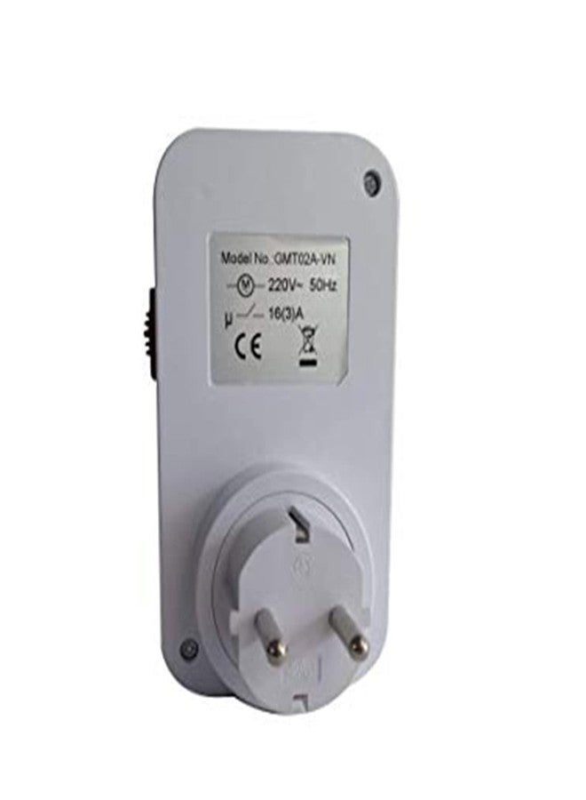 Quick Sense QS-T6 Mechanical Timer Switch | 24-Hour Plug-in Mechanical Timer | 30-Minute Segments | 16A Load | Energy-Saving Automation | Set of 2 - Image 4