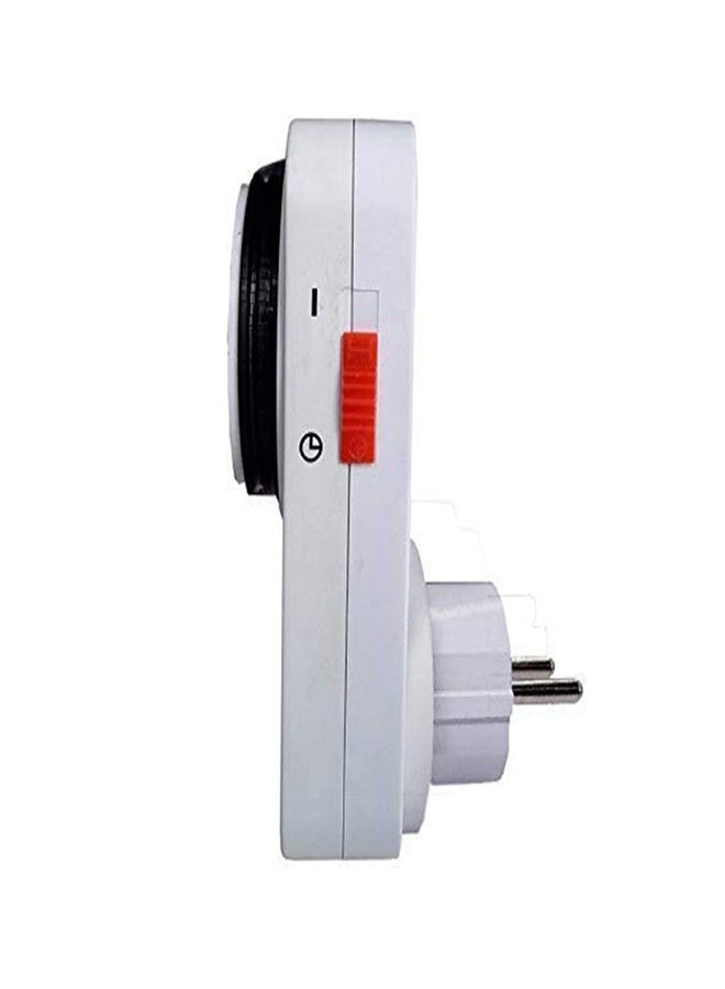 Quick Sense QS-T6 Mechanical Timer Switch | 24-Hour Plug-in Mechanical Timer | 30-Minute Segments | 16A Load | Energy-Saving Automation | Set of 2 - Image 3