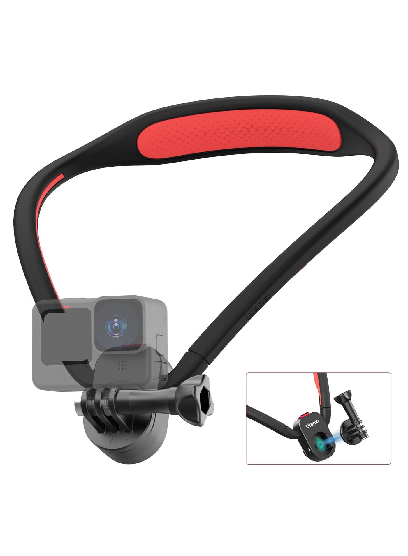 Ulanzi Go-Quick Ii Neck Mount For Gopro Magnetic Necklace Holder, Camera Pov Mount Compatible With Gopro Hero12/11/10/9/8/7/6/5/4/Max, Akaso, Dji Osmo Action, Insta360 And Most Action Cameras