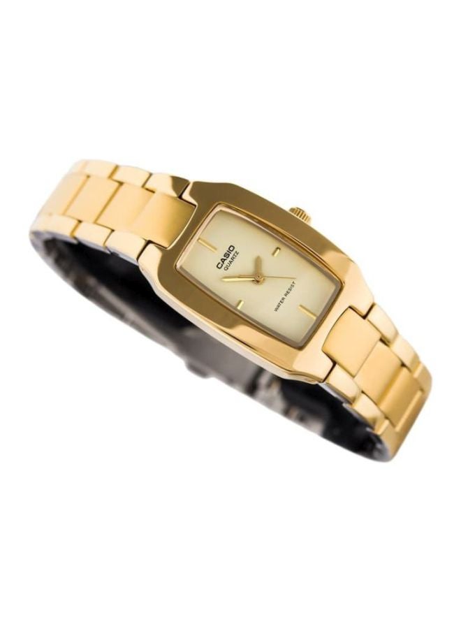 CASIO Women Water Resistant Analog Watch LTP1165N-9CRDF - 33 mm - Gold - Image 5