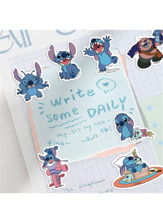 Lilo & Stitch 50pcs Lilo & Stitch Stickers Cartoon Anime Stitch Stickers Cute Monster Stickers Laptop Computer Bedroom Wardrobe Car Skateboard Motorcycle Bicycle Mobile Phone Luggage Guitar DIY Decal - Image 4