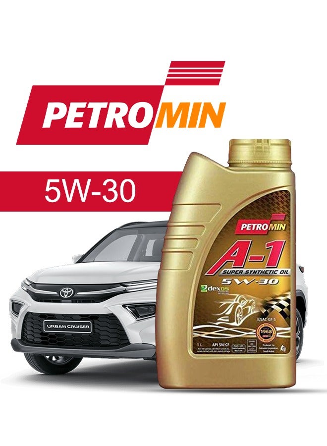 Petromin Engine Oil – For TOYOTA Urban V4 2024 - 2020, 3 Liter,  5w30 Petromin - With Engine Oil Filter - 2020 2021 2022 2023 2024