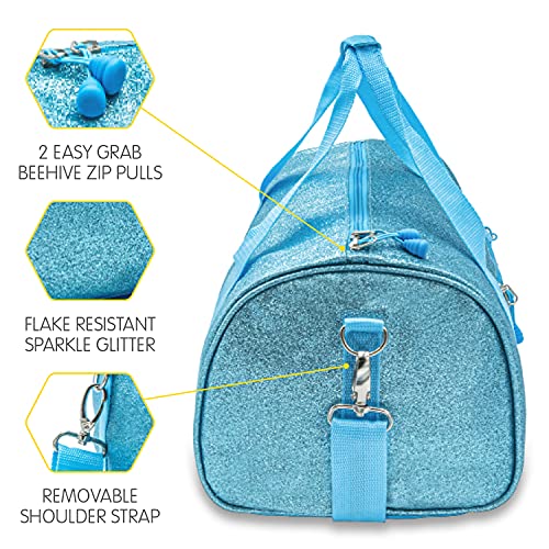 Bixbee Girls' Duffle, Turquoise - Image 5