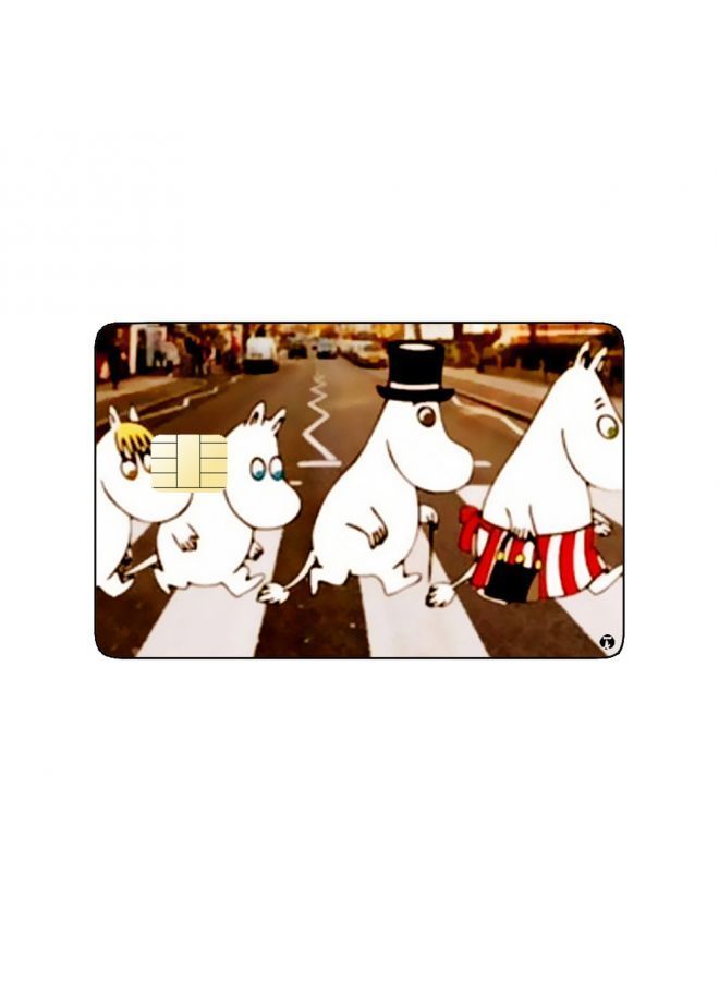 RKN PRINTED BANK CARD STICKER Animation The Moomins By Tove Jansson - Image 2