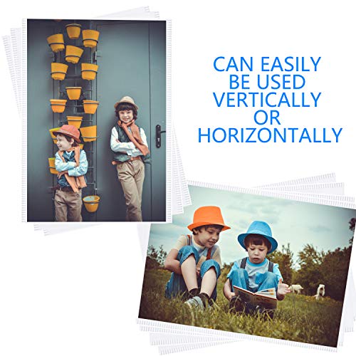 Mositear 10 Pack 4"x6" Premium Super Slim Magnetic Picture Pockets Frames Holds 4 x 6 inches Photo for Refrigerator Frameless Design - Image 3