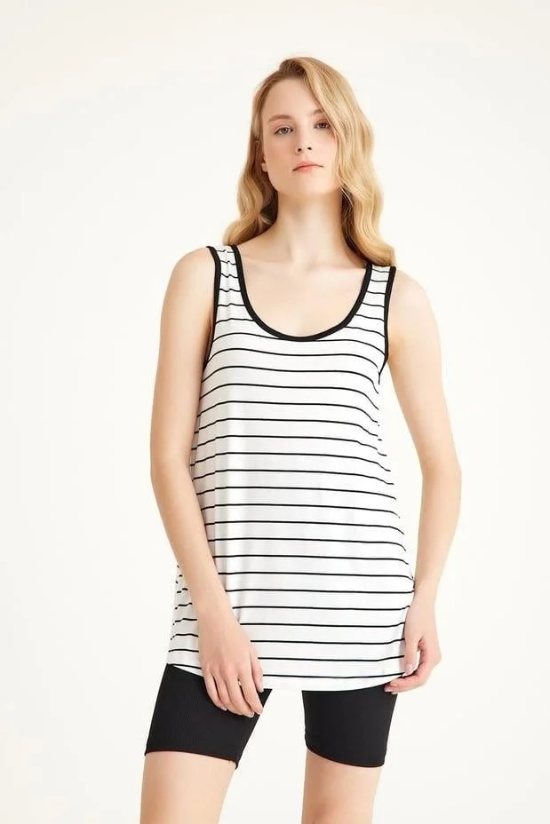 كوتن كونسيبت 5 Pieces Cotton Thick Strap Athlete T-Shirts