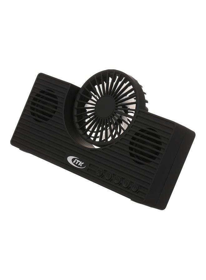 Loquat Bluetooth Speaker With Fan LU-VQ9-88 Black  - Image 2