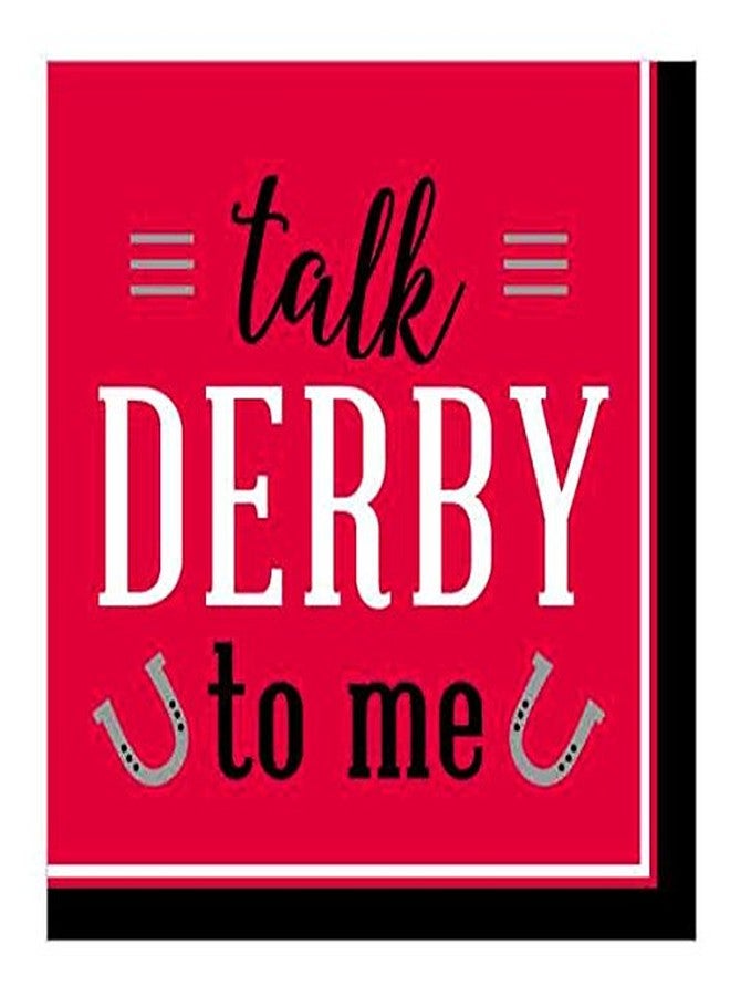 FAKKOS Design Kentucky Derby Party Supplies Horse Race Cocktail Beverage Napkins 32 Count - Image 3