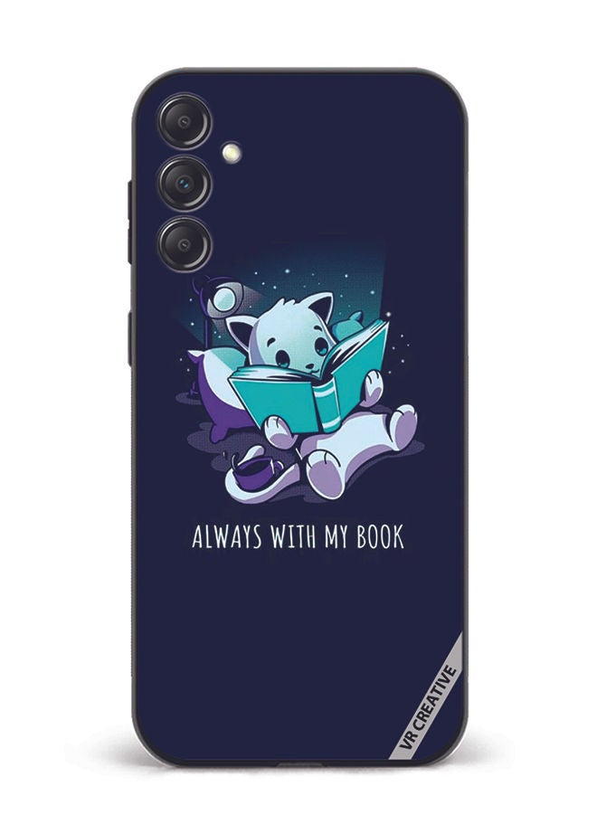 VR CREATIVE Protective Case Cover For Samsung Galaxy M14 Always With My Book Design Multicolour - Image 1