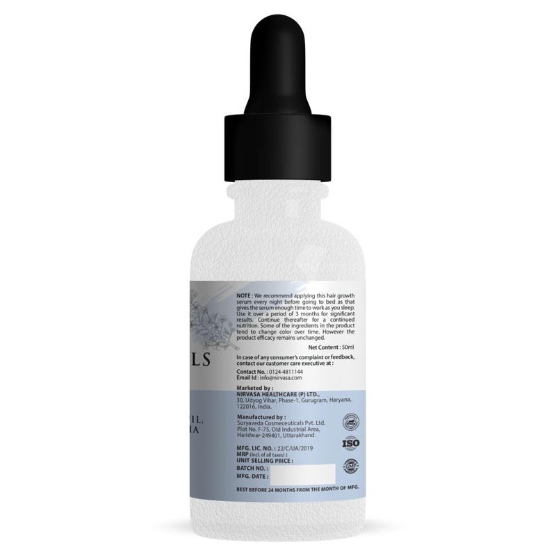 Nirvasa Hair Vitals Hair Growth Serum with 3 Redensyl Procapil Palmetto Natural DHT Blocker for Hairfall Control Growth Fast Absorption No Irritant NonSticky 50ml Hair Serum Pack of 2 - Image 4