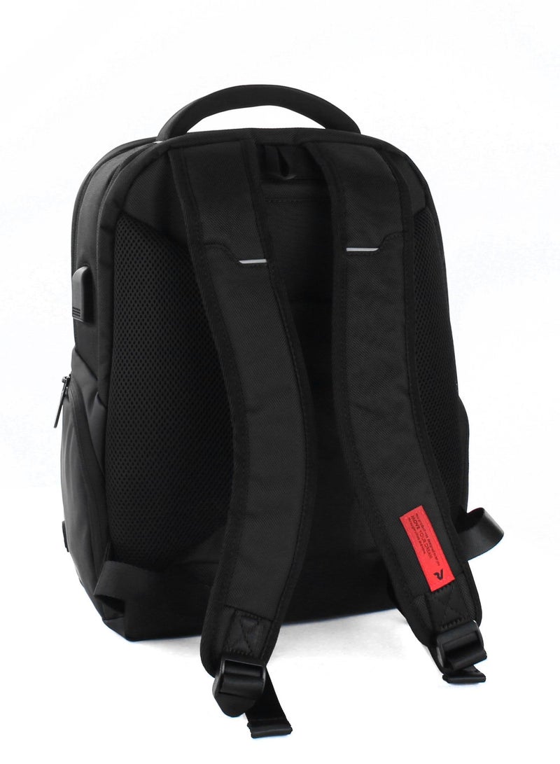 roncato surface compact computer backpack 14, size: 40 x 33 x 16 cm, color: black - Image 5