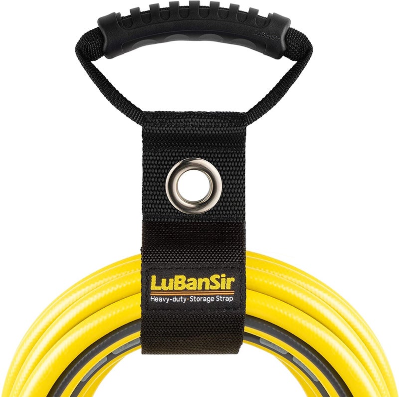 LuBanSir 3 Pack Extension Cord Organizer, 17" Portable Hook and Loop Storage Straps with Grommet Fit Extension Cords, Cables, Ropes, Garden Water Hoses Carrying and Hanging - Image 1