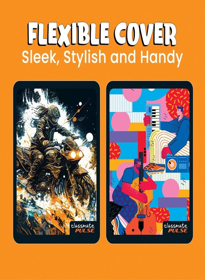 Classmate Pulse Notebook - 180 Pages | Unruled | 29.7cm x 21.0cm | Spiral Bound Notebook | Soft Cover | Pack of 1 - Image 4