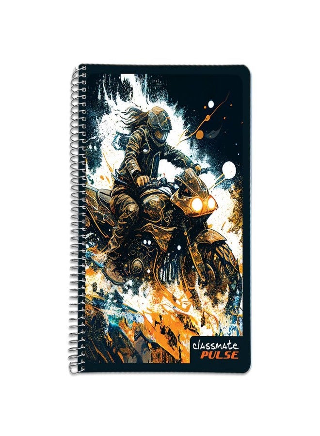 Classmate Pulse Notebook - 180 Pages | Unruled | 29.7cm x 21.0cm | Spiral Bound Notebook | Soft Cover | Pack of 1 - Image 1