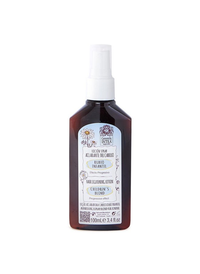 Intea Camomila Intea Hair Lightener For Kids- Premium Sun Lightening Spray for Hair - Chamomile Hair Lightener Spray for Naturally Lighten Hair - No Bleach/Ammonia - Child-Friendly Formula - 3.4 Oz  - Image 1
