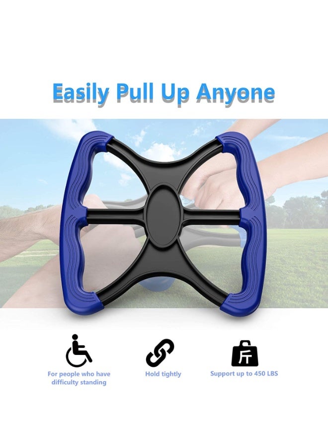 أداة مساعدة خاصة للمرضى والمراقبين بدون تلامس - جهاز مساعد لرفع كبار السن، مساعد للوقوف للأذلاء والمرضى والعاجزين والمصابين بالعجز، المحمول مع مقبض مطاطي، مساعد نقل الأشخاص البدين - Image 4