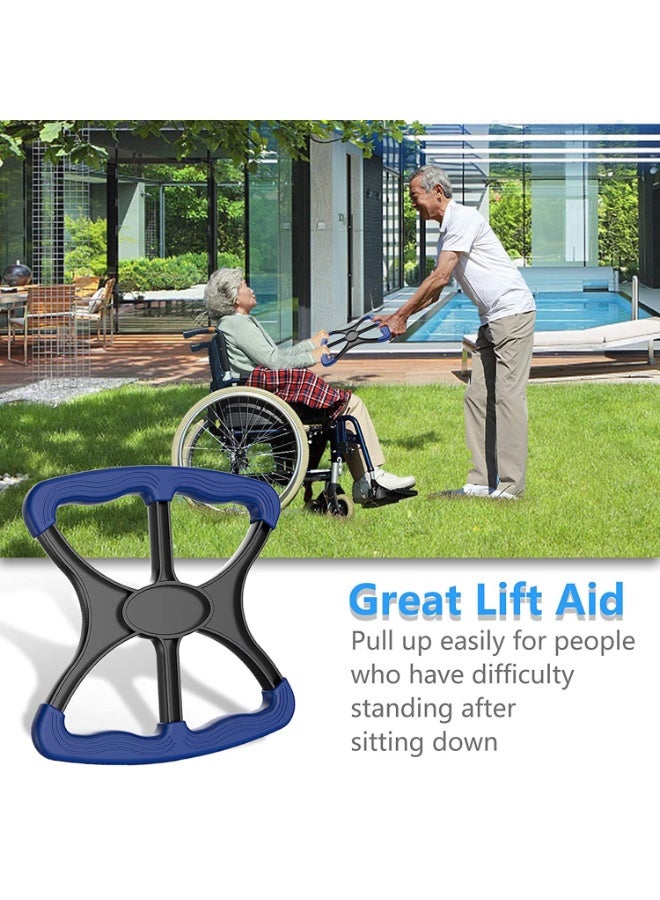 أداة مساعدة خاصة للمرضى والمراقبين بدون تلامس - جهاز مساعد لرفع كبار السن، مساعد للوقوف للأذلاء والمرضى والعاجزين والمصابين بالعجز، المحمول مع مقبض مطاطي، مساعد نقل الأشخاص البدين - Image 3