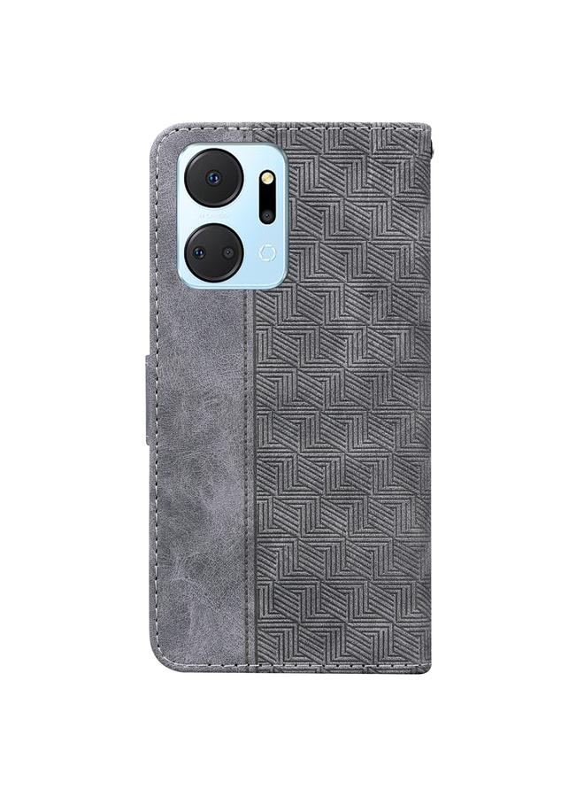 erorex Case For Honor X7a Geometric Embossed Leather Phone Case - Image 3