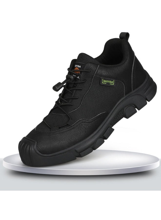 NIBEMINENT ArmorToe Steel Toe Anti-smash Anti-stabbing Safety Shoes Breathable Wear-resistant Non-slip Work Shoes Soft - Image 1