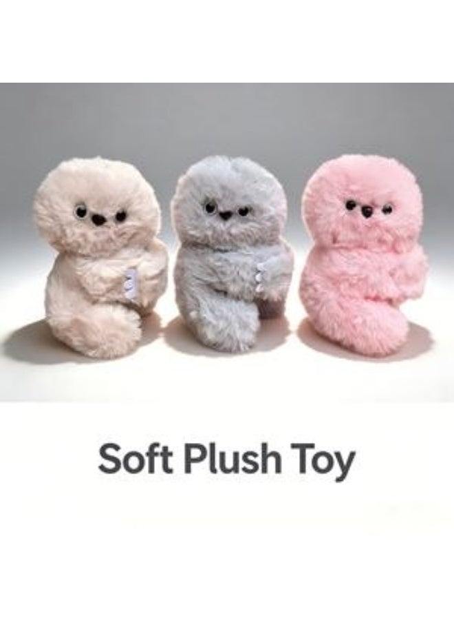 mirumi robot Soft Owl Plush Stuffed Animal Keyring & Bag Charm - Image 5