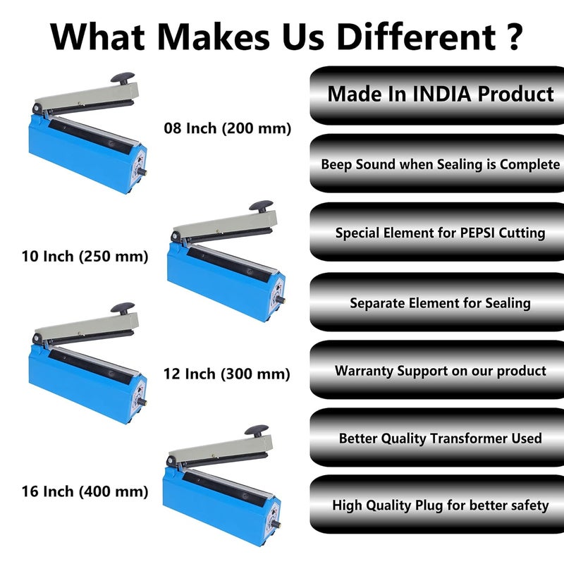 ENEM Sealing Machine for Food Packets, 12 Inch (300 mm), 5 Years Comprehensive Warranty, Packet Sealer Machine, Packing Machine Sealing, Sealing Machine, Full Customer Support from - Image 4