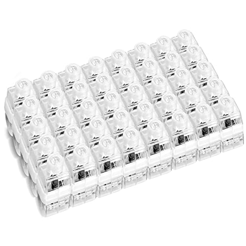 Novelty Place LED Party Finger Lights - LED Finger Flashlight for Kids and Adults - Light Up Finger Ring Toys for Halloween Party, Raves, Concert Shows (40Pcs, White) - Image 1