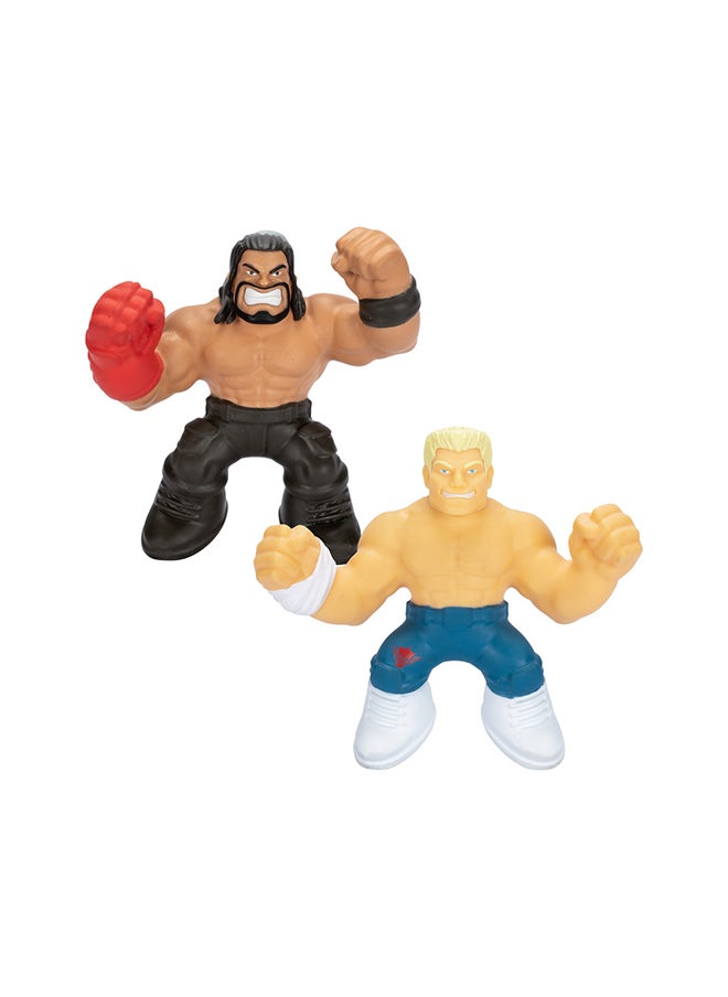 GOO JIT ZU Roman Reigns & Cody Rhodes WWE Pack , Stretchy Superstars with Unique Gel Filling , Stretches 3X , Ages 4+ , Heroes of Goo Jit Zu  - Image 3