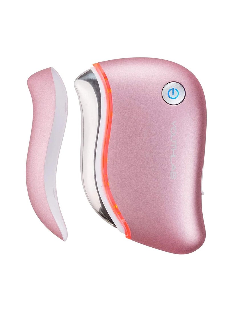 YouthLab YouthLab ProSculpt Gua Sha, Ultimate Facial Scraping/Sculpting/Tightening Tool, Heat/Electric Vibration, Anti-Aging/Wrinkles, Eye/Face Puffiness, Tension Relief, Acupressure, Face Lift, Double Chin  - Image 1