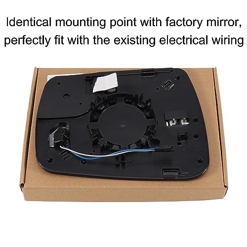 Tempsnow Passenger Side Mirror Replacement for 2019-2025 Dodge Ram 1500 2500 with BSD Heated Right Side Mirror Glass Replacement w/o Auto Dimming - Image 4