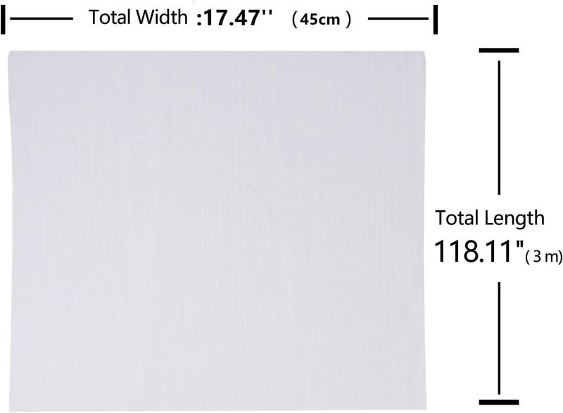BPA Vintage Peel and Stick White Wood Grain Contact Paper - Image 2