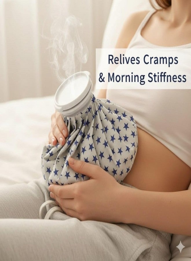 MOBDESK [ Multicolor ] Hot Water Bag, Ice Bag for Pain Relief - Cold Water Bags for First Aid Sports Injury Neck Knee for Pain Solve And Cold Therapy Comes with Leak-free Closure (Pack Of 1) - Image 3