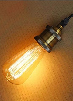 MODI Vintage Edison Style LED Filament Bulb ST64 6W Non-Dimmable Light 2700K Warm White E27 B22 Amber Glass Dimmable LED bulb for Home Indoor Decoration, Interior, Chandelier, Room Decor And More  - Image 3