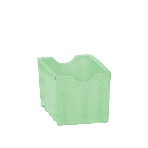 Tablecraft HJ121 Sugar Packet Holder, 3.5" x 2.5" x 2.125", Green - Image 2
