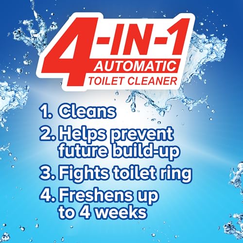 Soft Scrub 4-in-1 Rim Hanger Toilet Bowl Cleaner, Sapphire Waters, 6 Count - Image 3