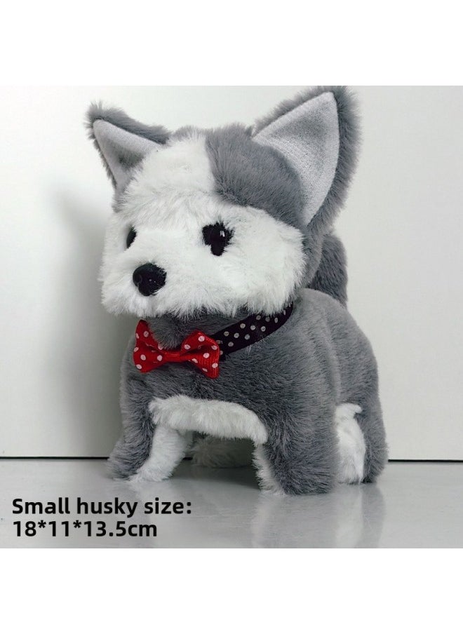 Children's Toy Dog Electric Stuffed Dog Can Walk Sound Stall Electronic Pet Simulation Machine Dog Wholesale-Color:Trumpet-husky-Specifications:Bagged  - Image 1