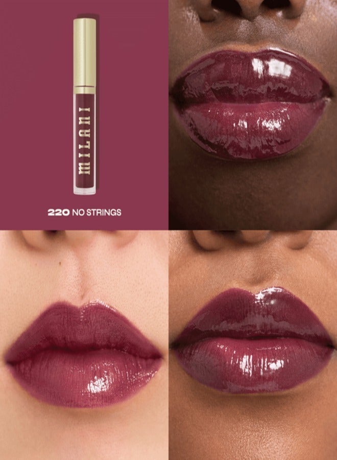 Milani Keep It Full Maxxx Lip Plumper - No Strings 220 | High-Shine, Vegan, Hydrating Gloss  (0.15 fl oz / 4.5 ml) - Image 2