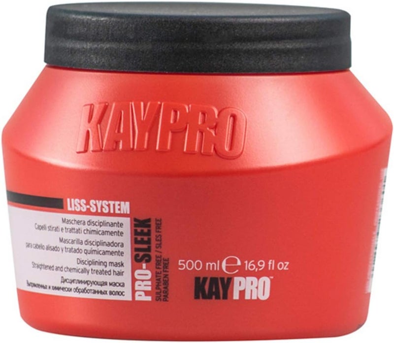 KEPRO Kay Pro PROSLEEK Liss System Disciplining MASK for Straightened and Chemically Treated Hair 500ml