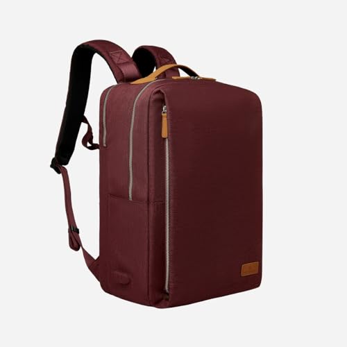 Nordace Siena Pro 17 Smart Backpack with USB Port - 17" Laptop Backpack, 26L Daily Backpack for Travel, Everyday, or Work (Red) - Image 2