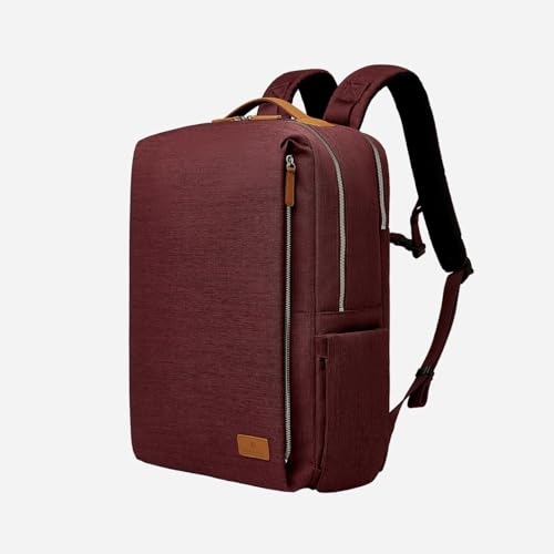 Nordace Siena Pro 17 Smart Backpack with USB Port - 17" Laptop Backpack, 26L Daily Backpack for Travel, Everyday, or Work (Red) - Image 3