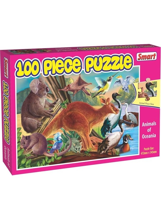 Smart 100 piece puzzle animals of Oceania - Image 1