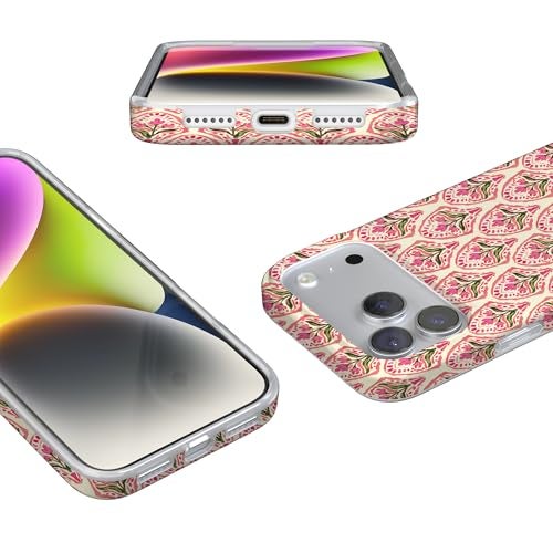 Casely iPhone 17 Pro Max Case | Tulip Tapestry | Jenna Palek x Casely | Compatible with MagSafe | Classic Ultra Slim Design - Image 2