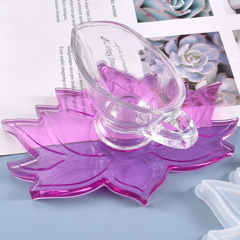 1Pc Mold DIY Crystal Epoxy Mold Cup Mat Casting Mold Silicone Mold - Image 3