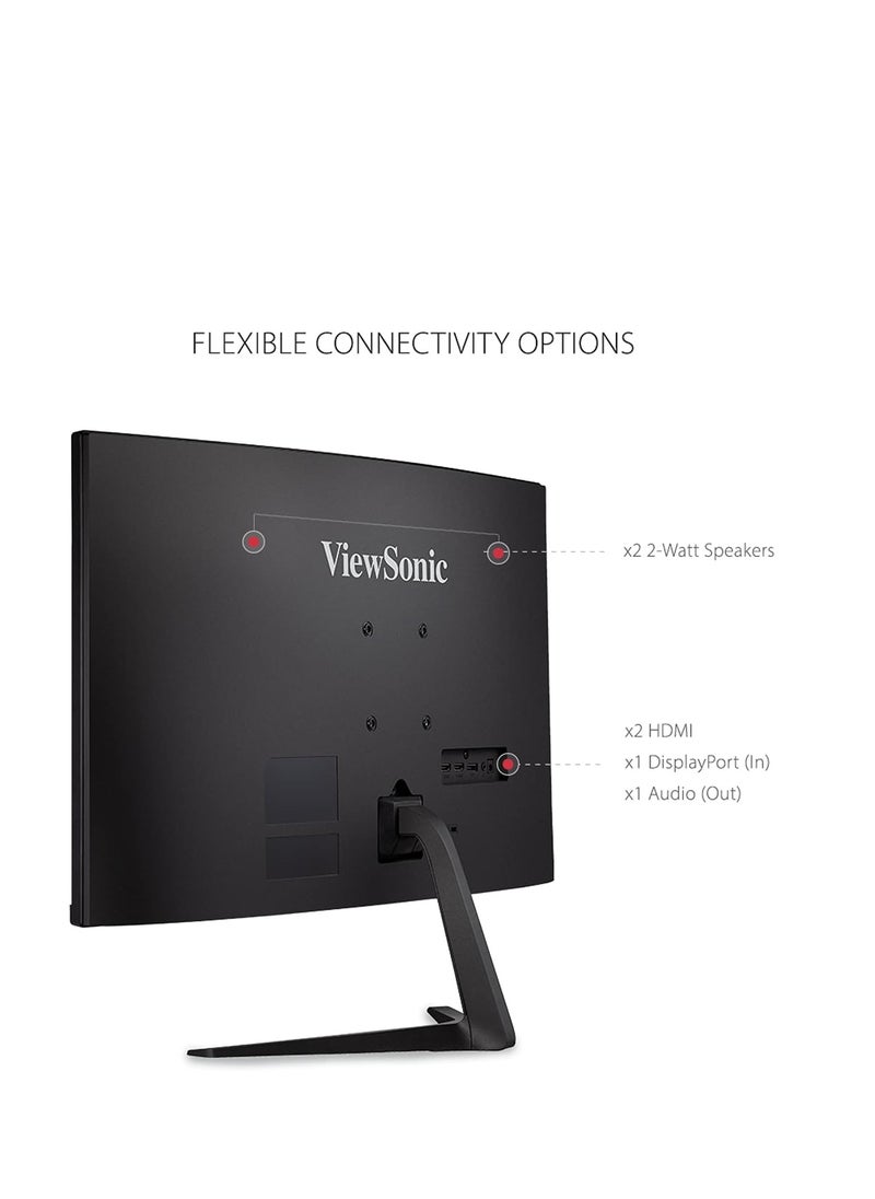 Generic - ViewSonic OMNI VX2718-2KPC-MHD 27 Inch Curved 1440p 1ms 165Hz Gaming Monitor with Adaptive Sync, Eye Care, HDMI and Display Port - Image 1