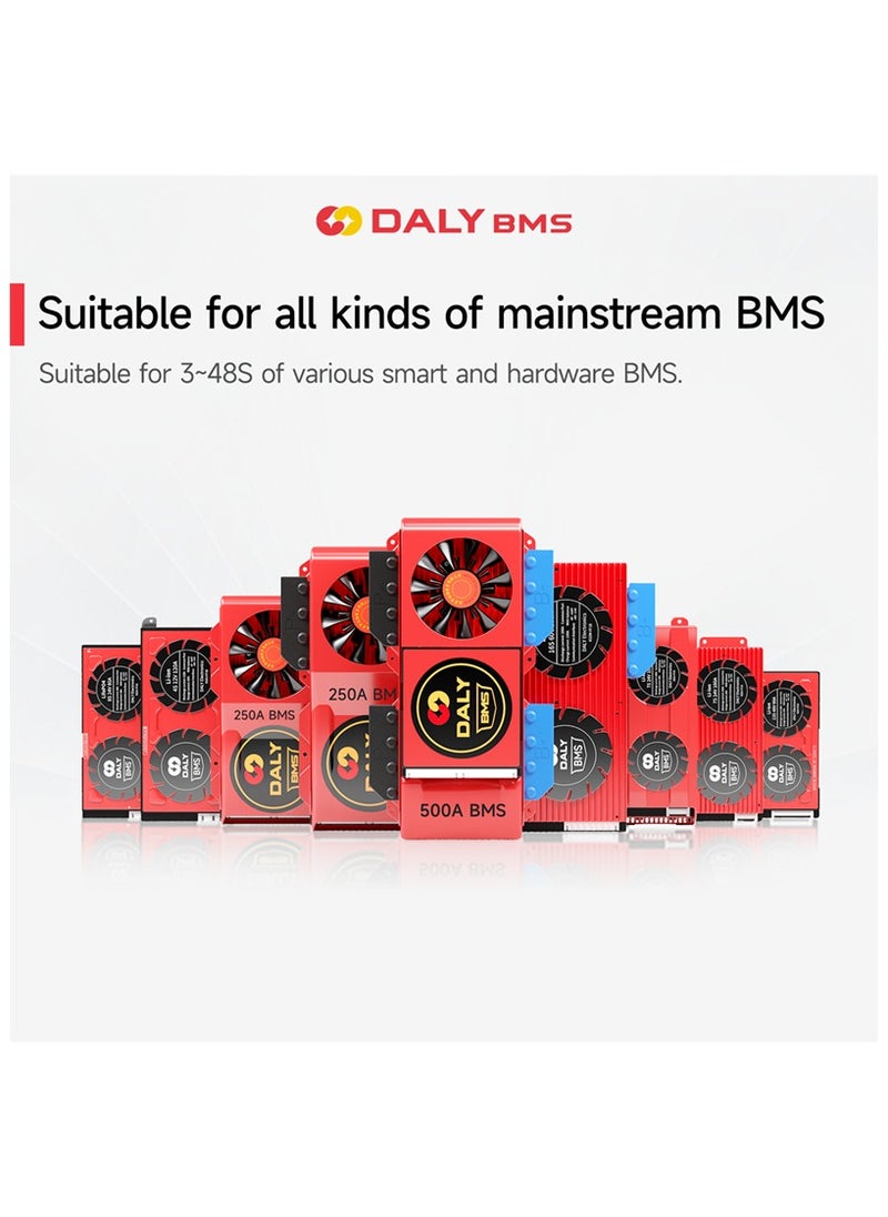 Daly Smart BMS Parallel Interface Board (WNT) - Multi-BMS Communication Interface with RS485, CAN, and RS232 Support
