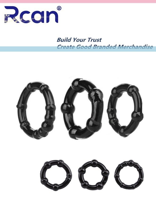 3 Pcs Simple Stackable Soft Silicone Ring Exercise Style Ring Gifts for Men