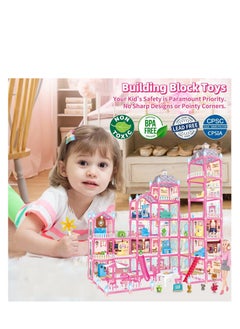 6-Story 25-Room Girls Dollhouse with 2 Doll Furniture and Accessories, Dreamhouse Dollhouse Girl Gift, Dollhouse Playhouse Toy for Girls Ages 6-12 (494 Pieces) - pzsku/Z6988D6026ACDF286780CZ/45/_/1722320048/f696ea0c-806e-4fd5-8e0b-7e5908609986