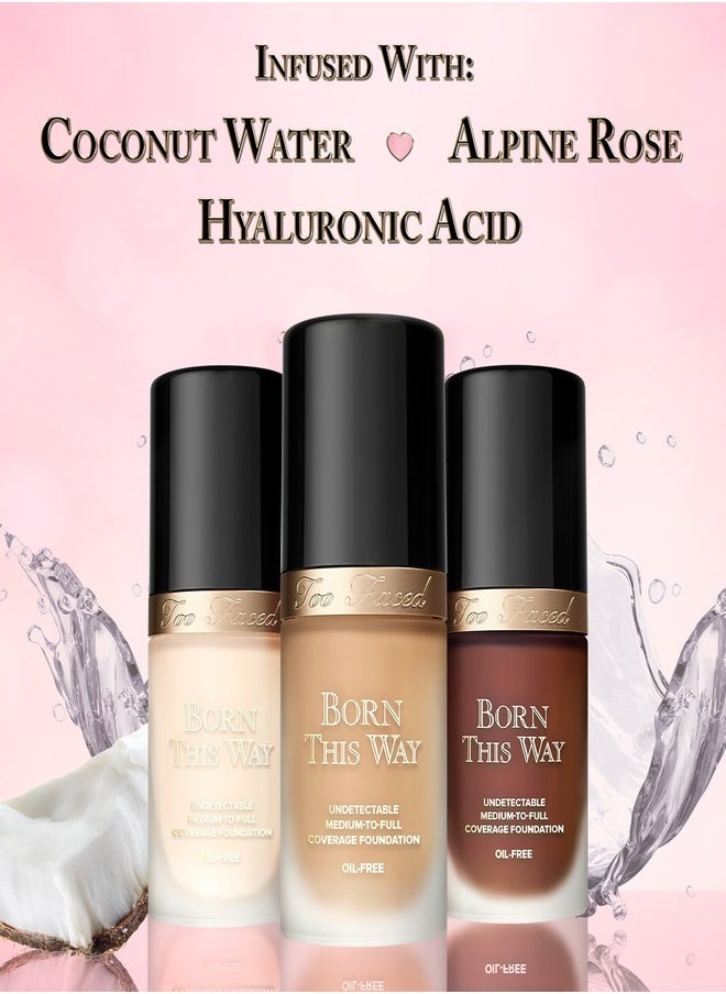 Too FacedCosmetics - Too Faced Born This Way Natural Finish Longwear Liquid Foundation Vanilla - very light with neutral undertones 30ml - Image 1